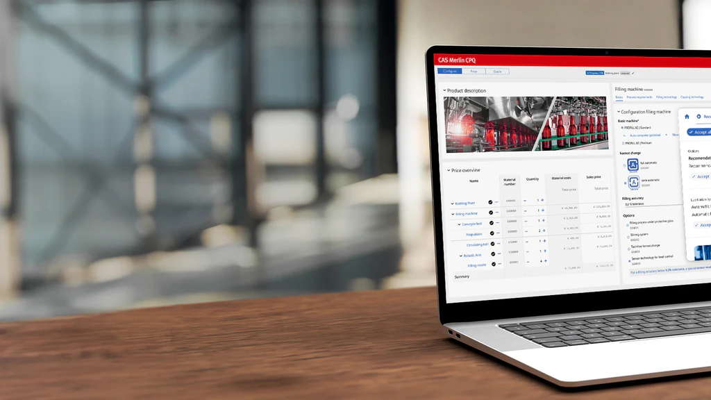 Guided Selling mit CAS Merlin CPQ