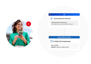 Darstellung der Automation für Verkaufschancen im CRM.