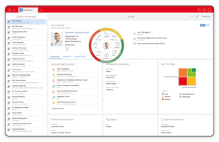 CAS genesisWorld CRM im Sales Kontaktdetails