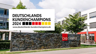 CAS Campus mit Logo Deutschlands Kundenchampions