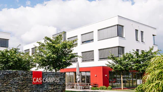 CAS-Campus mit Anmelde-Link zum Newsletter