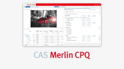 CAS Merlin CPQ Teaser Screen