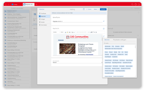 CAS netWorks Mailing